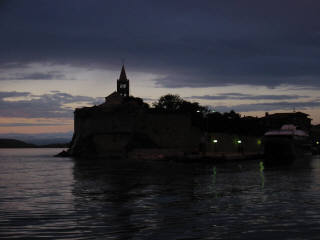 Der Hafen von Rab